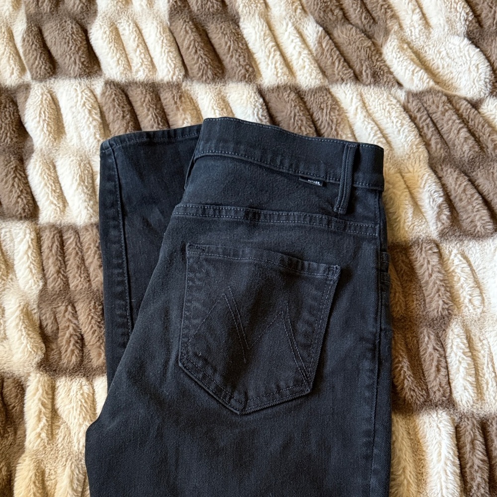 MOTHER Women's Skinny Jeans in Black